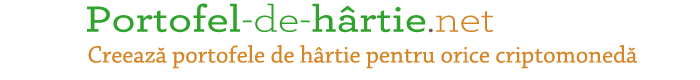 Generator de portofel de hârtie Bitcoin